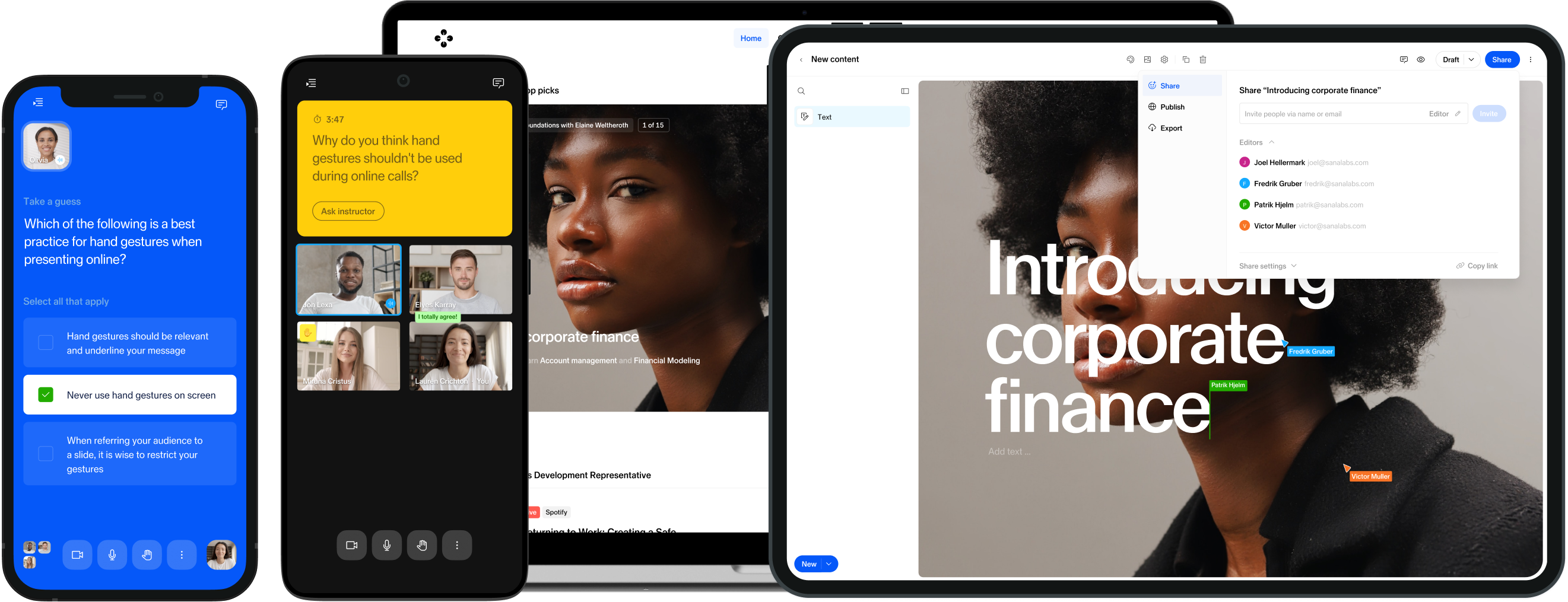 ENN platform interface
